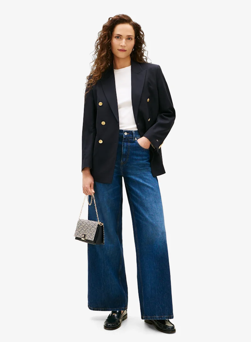 TOMMY HILFIGER Monogram Jacquard Chain Crossbody Bag